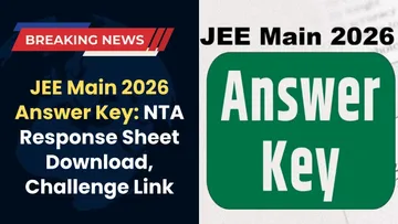 JEE Main Answer Sheet 2026 Out