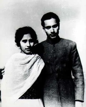 Balraj and wife Santosh Sahni