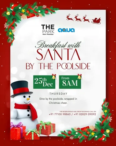 Breakfast with Santa - The Park Christmas Creative