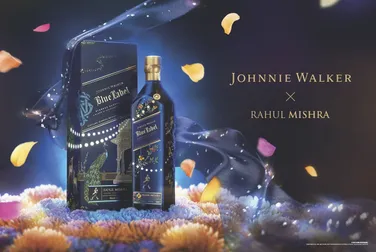 Diageo_INDIAN_COUTURIER_RAHUL_MISHRA_UNVEILS_JOHNNIE_WALKER_BLUE