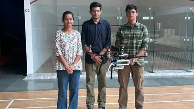 ISRO Robotics Challenge - मंगल पर पानी खोजेगा ये ड्रोन, मिला सेकेंड प्राइज़  - ISRO Robotics Challenge–IRoC U 2025 sharda university students drone to  search water on mars - GNT