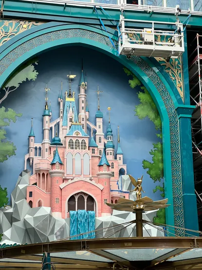 Disney Adventure - Castle art piece