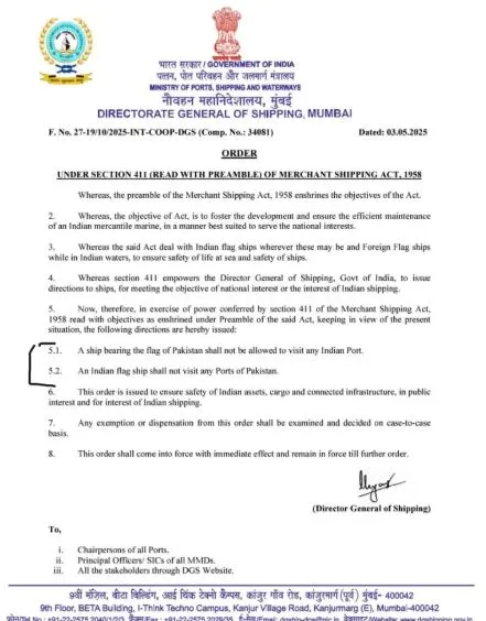 Indian Navy's strict orders