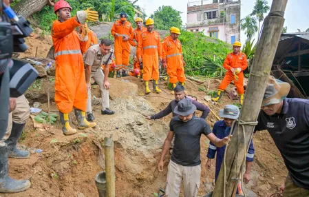 rescue operation continues in Guwahati