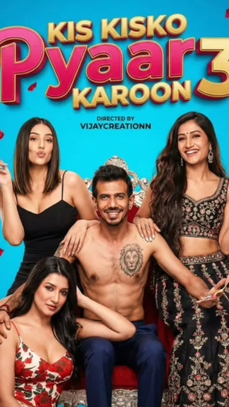 Yuzvendra Chahal poster viral kis kisko pyar karu three Dhanashree Verma RJ Mahvash Shefali Bagga hindi news