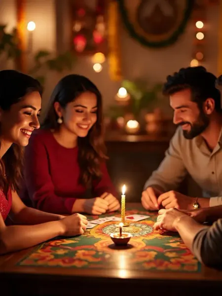 diwali night gambling tradition belief