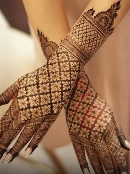 hariyali teej mehndi designs