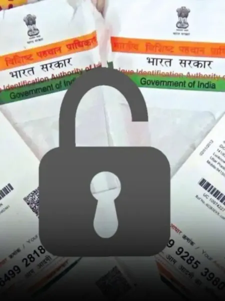 Aadhaar card Lock