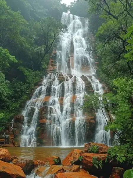 Chhattisgarh Waterfall Monsoon