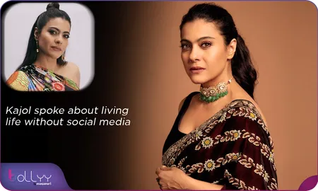 Kajol spoke about living life without social media
