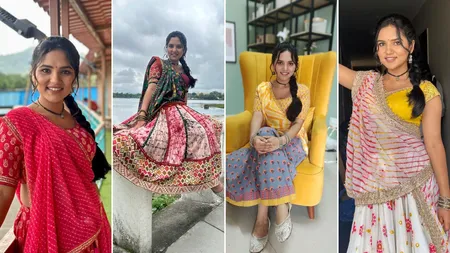 Priya Thakur’s vibrant ghagra cholis capture the essence of Vasudha's Rajasthani charm