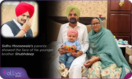 Sidhu Moosewala's parents showed the face of his younger brother Shubhdeep