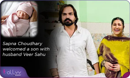 Sapna Choudhary welcomed a son with husband Veer Sahu