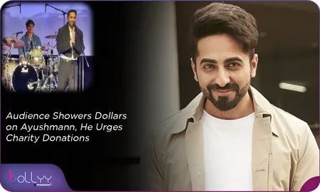 Audience Showers Dollars on Ayushmann, He Urges Charity Donations