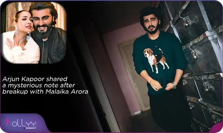 Arjun Kapoor shared a mysterious note after breakup with Malaika Arora