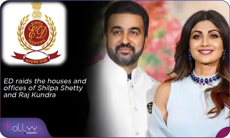 ED raids the houses and offices of Shilpa Shetty and Raj Kundra