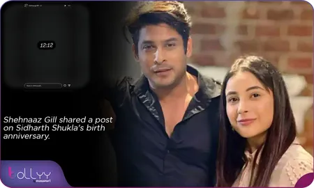 Shehnaaz Gill shared a post on Sidharth Shukla's birth anniversary