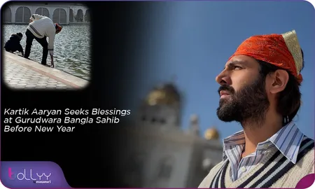 Kartik Aaryan Seeks Blessings at Gurudwara Bangla Sahib Before New Year