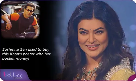 Sushmita Sen used to buy this Khan's poster with her pocket money!