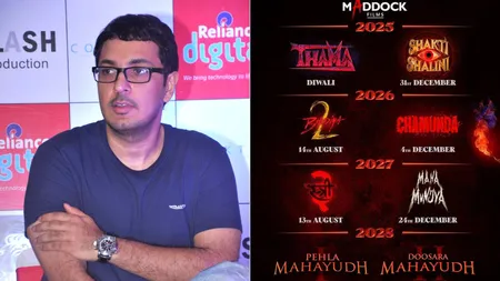 'Showman' Dinesh Vijan's Maddock Films announce horror-comedy-universe movies like Thama, Bhediya 2,  Stree 3, Shakti-Shalini , Mahayudh! by Chaitanya Padukone