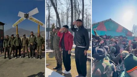 Guru Randhawa Celebrates Republic Day with Soldiers in Kashmir