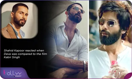 Shahid Kapoor reacted when Deva was compared to the film Kabir Singh