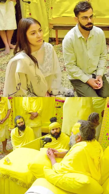 Virat Kohli & Anushka Sharma Visit Premanand Maharaj in Vrindavan Post Retirement