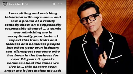 Short: Karan Johar Mimicry on Comedy Show Sparks Anger