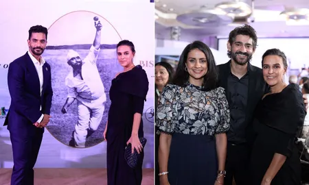 Angad Bedi and Neha Dhupia Honor Cricketer Bishan Bedi