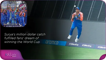 Short: Surya's million dollar catch fulfilled fans' dream of winning the World Cup