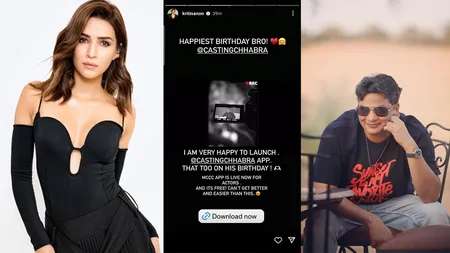 Short: Kriti Sanon Launches Mukesh Chhabra's Birthday App on Social Media!