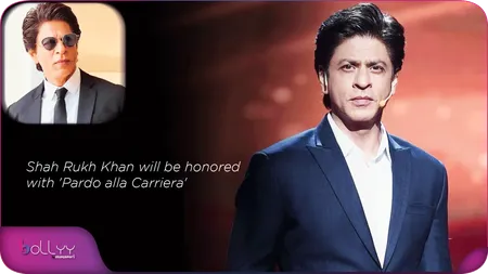 Short: Shah Rukh Khan will be honored with 'Pardo alla Carriera'