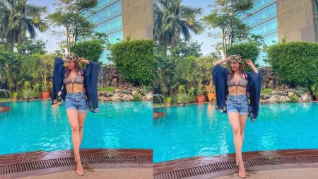 Short: Delbar Arya Reveals Styling Secrets Behind Viral Bikini Top Snap!