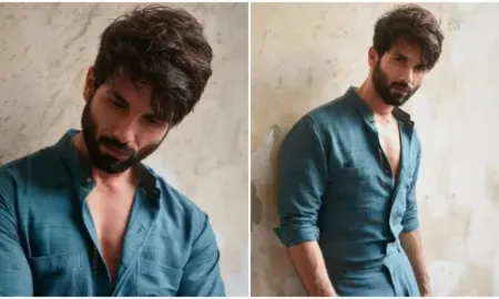 Snippets of Shahid Kapoor's 'moody mornings' in blue