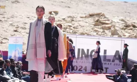 International fashion show at Ladakh's Umling La sets world record