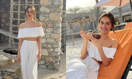 Manushi Chhillar's Oman diaries is all about white elegance.