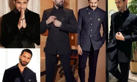 Celebrities who stunned in black suits: A timeless elegance