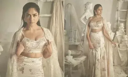 Mrunal Thakur in two beautiful lehengas serves the perfect wedding look