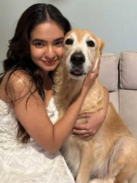 Anushka Sen Shares Adorable Pictures with Pet Dogs