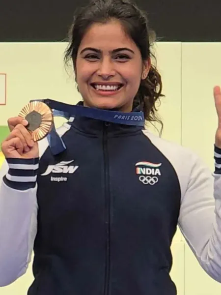 Manu Bhaker Creates History! First Athlete to Win two Olympic Medals