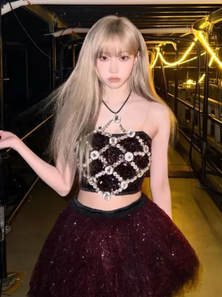 AESPA Winter's Blonde Hair Look Impresses Fans