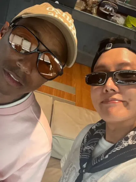BTS J-Hope Returns on Insta, Shares Dapper Pics with singer Pharrell