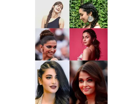 Bollywood inspired Navratri hairstyles