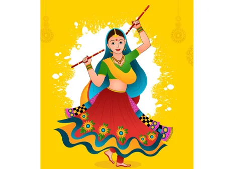 Dandiya (Freepik)