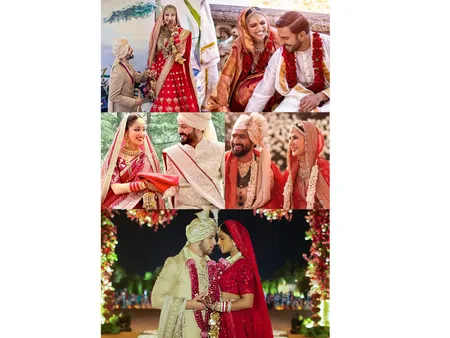Bollywood brides who chose red outfits 