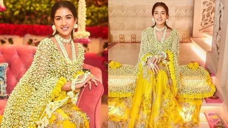 Pictures from Anant Ambani and Radhika Merchant's Haldi ceremony .png
