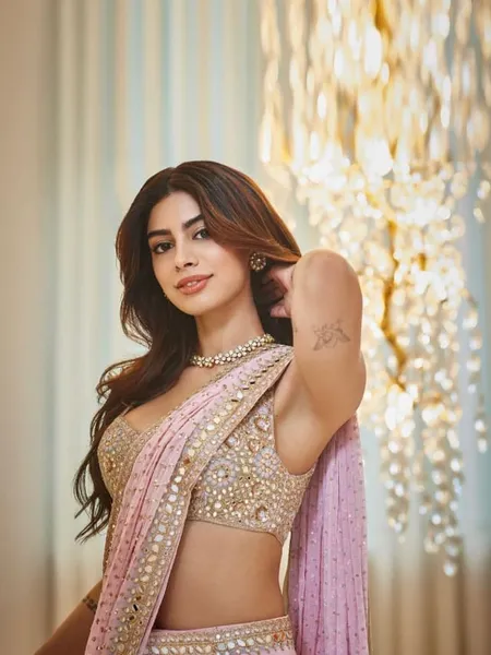 Khushi Kapoor Designer Saree