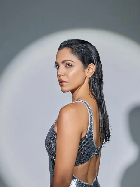 Shriya Pilgaonkar Silver Dress