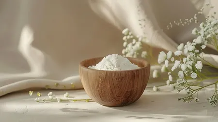 rice flour, curd, facemask