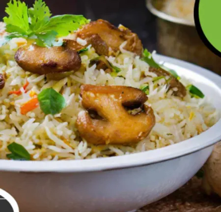 mushroom biriyani